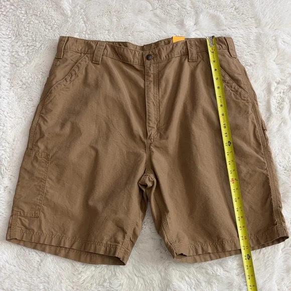 Carhartt Men’s Khaki/Tan Cargo Work Shorts,Size 42 ,Loose Fit Canvas - Picture 12 of 17